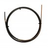 Gaines NOIR TEFLON 2,3 X 4,7 L.3400 avec gaine en Bronze, fil 1,2/1,6
