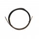 Guaina Teflon Nera 2,0 X 4,0 L. 4400 Con Terminale In Bronzo - Filo Ø 1,0/1,2