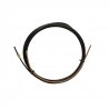 BLACK TEFLON liner 2,0 X 4,0 L.4400 with bronze liner for wire 1,0/1,2