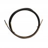 SIRGA NEGRA TEFLON 2,0 X 4,0 L.5400 con sirga de bronce, ALAMBRE 1,0/1,2