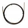 SIRGA NEGRA TEFLON 2,3 X 4,7 L.5400 con sirga de bronce, ALAMBRE 1,2/1,6