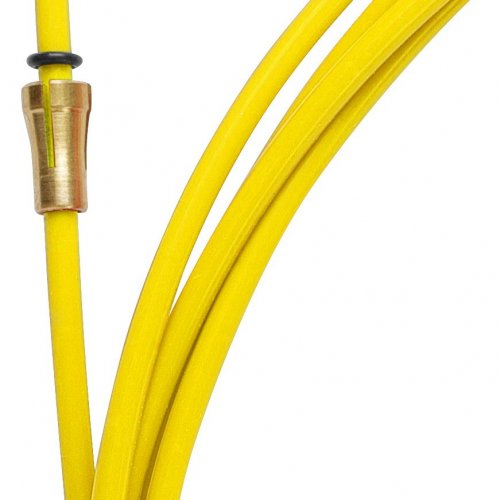 GELBE TEFLON - Drahtführung 2,5 X 4,5 L.5400 draht 1,2/1,6