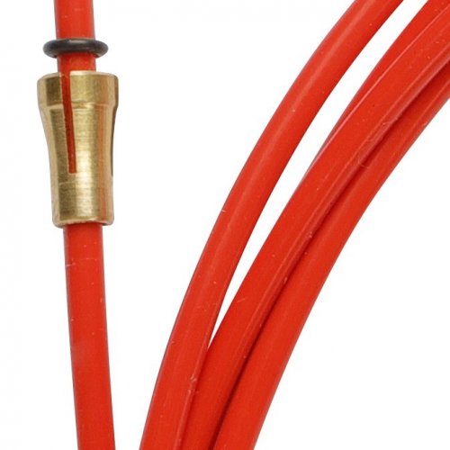 ROTE TEFLON - Drahtführung 2,0 X 4,0 L.3400 draht 1,0/1,2