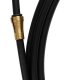 Guaina Teflon Nera 2,3 X 4,7 L. 3400 Con Terminale In Bronzo - Filo Ø 1,2/1,6