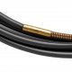 GAINE NYLON PA12 NOIR L.4400 avec gaine en Bronze FIL 1,2/1,6