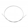 Galvanized steel cable 2,5X19 L.1000 mm without eyelet - VESPA rear brakes