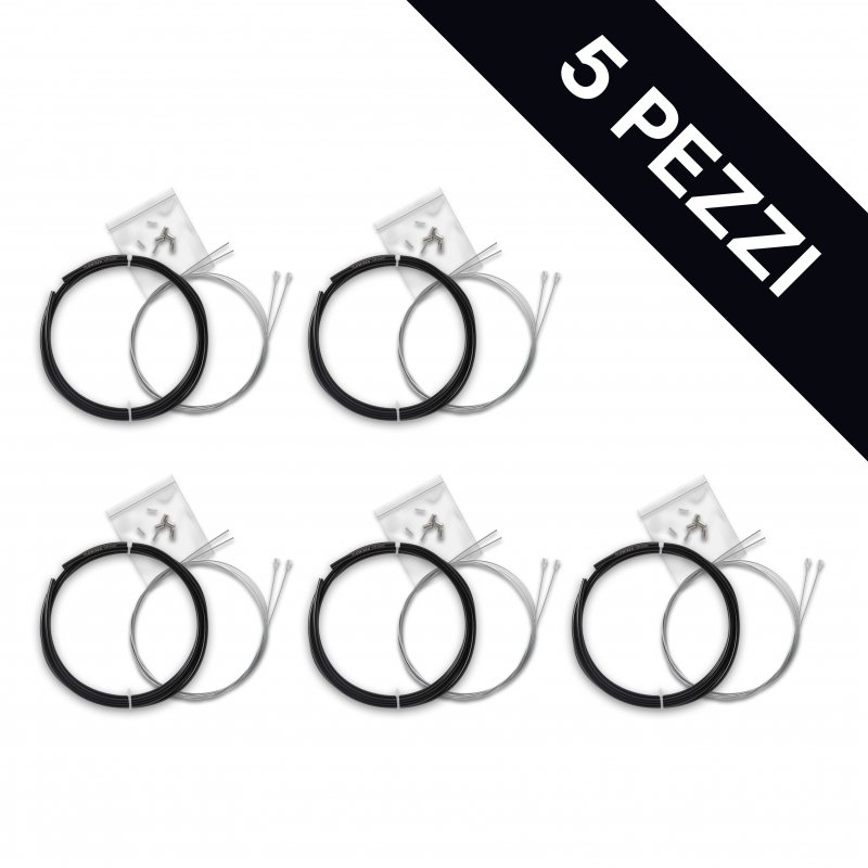 Freni per bici da corsa|acciaio INOX | Kit 5 confezioni con guaine