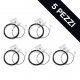 Customized KIT Racing bike brakes, stainless steel cables, 5 Packs