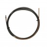 GAINE NYLON PA12 NOIR L.3400 avec gaine en Bronze FIL 1,0/1,2