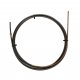GAINE NYLON PA12 NOIR L.4400 avec gaine en Bronze FIL 1,2/1,6