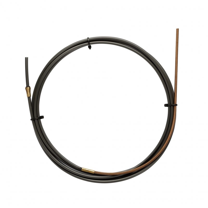 GAINE NYLON PA12 NOIR L.4400 avec gaine en Bronze FIL 1,2/1,6