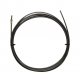 NYLON PA12 Drahtführung Schwarz L.4400 Draht 1,0/1,2