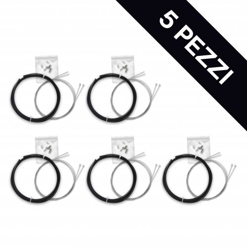 KIT Frenos de Sport/City bike PERSONALIZADO, Cables de acero galvanizado, 5 paquetes
