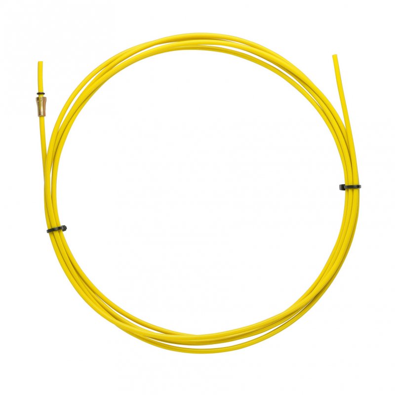 GELBE TEFLON - Drahtführung 2,5 X 4,5 L.3400 draht 1,2/1,6