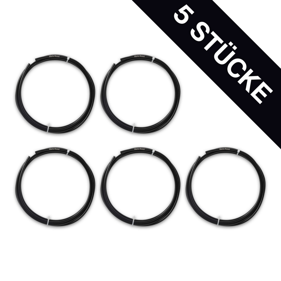 Zughullen brems universeller Schwarz BENUTZERDEFINIERT - 2500 mm, 5 Packungen